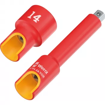 Wera 8790 A VDE geïsoleerde dop 1/4 inch aandrijving 8 mm 05005929001
