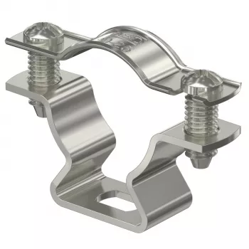 OBO BETTERMANN ASL 733 25 A2 afstandsklem met langgat, roestvrij staal A2, 25 mm 1362986