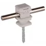 DEHN 204006 geleiderhouder voor 8 mm ronddraad, grijs