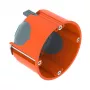 OBO Bettermann 2003806 hollewand-inbouwdoos, luchtdicht, Ø68 mm, diepte 47 mm, polypropyleen, oranje, 25 stuks