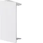 Hager LFS eindstuk, staalplaat, verkeerswit RAL 9016, voor 60x100mm kabelgoot LFS6010069016