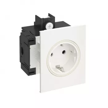 OBO BETTERMANN Rehau Signa IN 1-voudig Schuko stopcontact, zuiverwit (6121004)