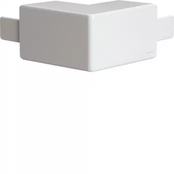 Hager LF4004039016 Buitenhoek voor kanaal LF 40x40 mm, halogeenvrij, verkeerswit (RAL 9016)