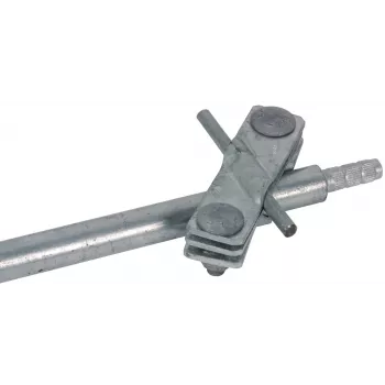 DEHN 625015 aansluitklem voor 25 mm rondgeleider, thermisch verzinkt staal