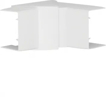 Hager LFF4006049016 verstelbare binnenhoek voor LF/LFH 40x57mm PVC-kabelgoot, zuiverwit