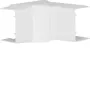 Hager LFF4006049016 verstelbare binnenhoek voor LF/LFH 40x57mm PVC-kabelgoot, zuiverwit