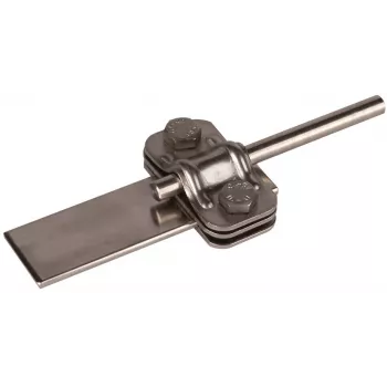 DEHN UNI scheidingsklemmenstrook 459139 roestvrij staal voor rond 8-10 mm / plat 30 mm