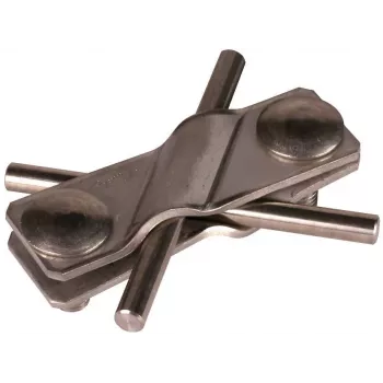 DEHN SV-klem NIRO beschermingspotentiaalvereffeningsklem voor rondgeleider 7-10 mm, roestvrij staal, 308229
