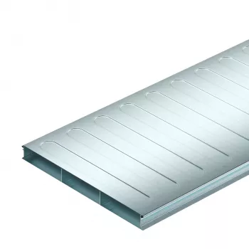 OBO Bettermann ondergrondse kabelgoot S3 35038-2, 2-delig, 350x38 mm, 2000 mm, thermisch verzinkt staal 7400289