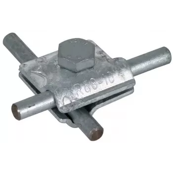 DEHN multifunctionele aansluitklem 390050, rond 8-10 mm, thermisch verzinkt staal