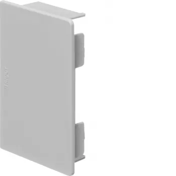 Hager eindstuk voor LF6009067035LF/LFH kabelgoot, lichtgrijs
