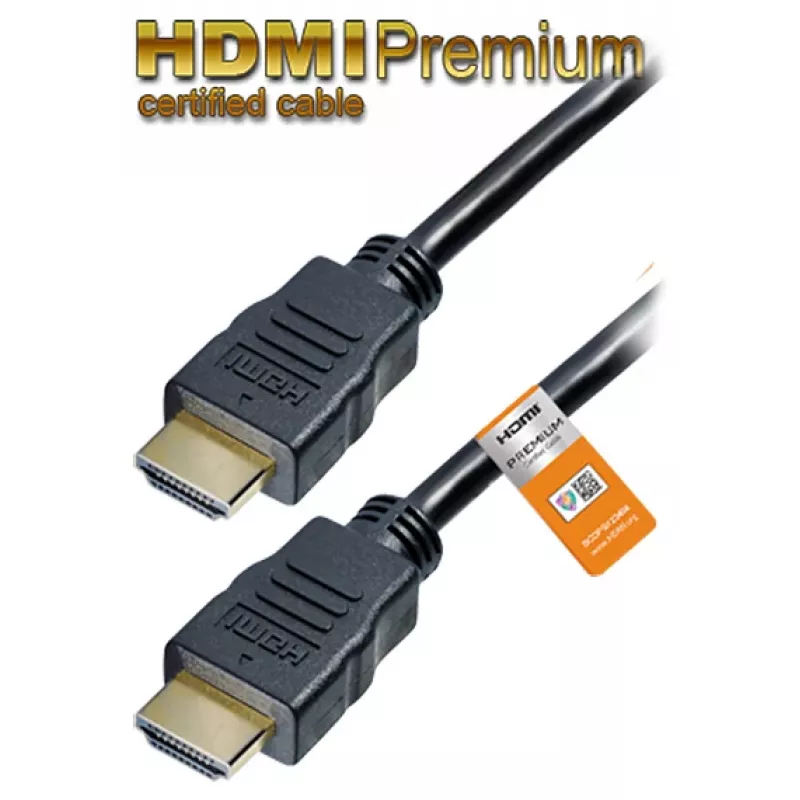 Maxtrack C 215-5 L HDMI-kabel 5 m zwart 4K Ultra HD High-Speed met Ethernet
