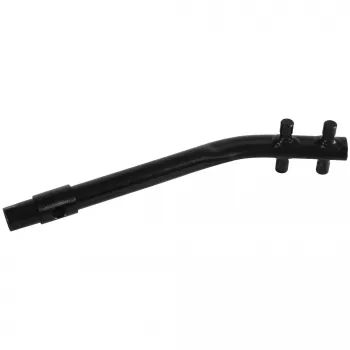 DEHN 595000 gebogen richtgereedschap voor 8 mm ronde draden, gebrunneerd staal