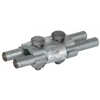 DEHN + SÖHNE parallelverbinder 305000, thermisch verzinkt staal, 4-10 mm ronde geleider