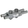 DEHN + SÖHNE parallelverbinder 305000, thermisch verzinkt staal, 4-10 mm ronde geleider