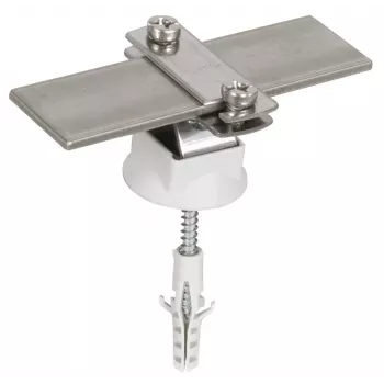 DEHN geleiderhouder NIRO FL30/Rd6 mm roestvrij staal voor bliksembeveiliging 274230