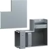 Hager FWK-Plus platte hoek 100x150 mm thermisch verzinkt voor brandveilige kabelgoten FWKP1001505VERZ