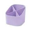 HAN X-LOOP pennenhouder pastelpaars kunststof 4 vakken 11,1 x 11,1 x 10,5 cm (17238-887D)