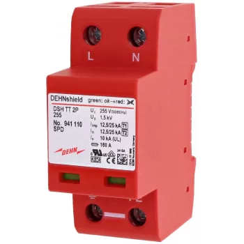 DEHN DEHNshield DSH TT 2P 255 type 1+2 bliksemstroomafleider 941110