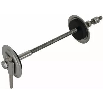 DEHN 478430 aardingsmuurdoorvoer, verstelbaar 300-500 mm, roestvrijstaal