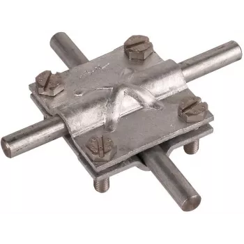 DEHN 314300 kruisverbinder St/tZn voor ronde geleider 8-10 mm