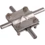 DEHN 314300 kruisverbinder St/tZn voor ronde geleider 8-10 mm