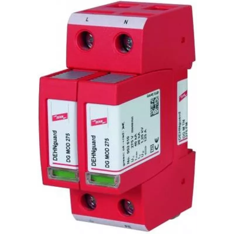 DEHN DG M TN 275 FM Type 2 overspanningsafleider 2-polig 275V AC 40kA