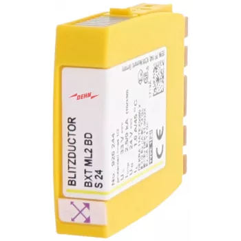 DEHN BXT ML2 BDS24 combi-bliksemstroom- en overspanningsafleidermodule Type 2 24V DC 2-polig DIN-rail 920244