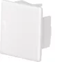 HAGER LF3003069016 eindstuk voor 30x30 mm kabelgoot, verkeerswit (RAL 9016)