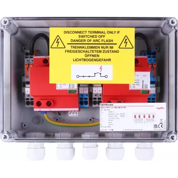 DEHN generator-aansluitbox IP65, 2 MPPT, 2 strings per MPPT, 1000 V DC (900976)