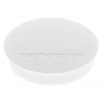 magnetoplan Discofix ronde magneet standaard, wit, volkern-ferriet, hechtkracht 0,7 kg (1664200)