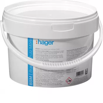 Hager brandwerende mortel S90 3kg zak BSM0003