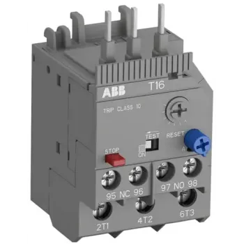 ABB T16-3.1 thermische overbelastingsbeveiliging, 2,4-3,1 A, 3-polig, klasse 10, 690 V AC, schroefklemmen 1SAZ711201R1033