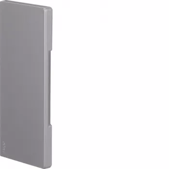 Hager BR6517067035 eindstuk voor BR-serie kabelgoot, 65x170mm, halogeenvrij, lichtgrijs