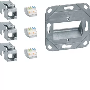 Hager Teha GMKSRJ45C6A3 Cat.6A afgeschermde RJ45-aansluitmodule