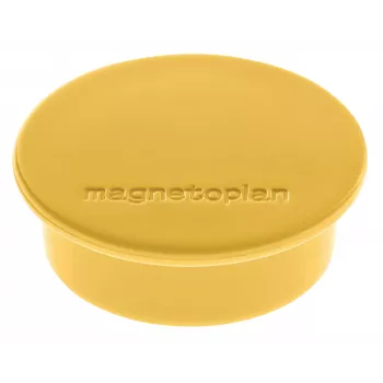 Magnetoplan Discofix ronde magneet geel, massieve ferrietkern, 2,2 kg hechtkracht 1662002