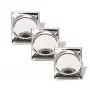 Magnetoplan magneetclip 35 mm zilver 3-pack houdt tot 26 A4-bladen (16670)
