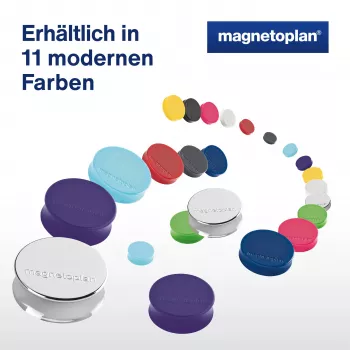 MAGNETOPLAN HOLTZ magneet Ergo Medium 1664018 30mm roze 10 stuks