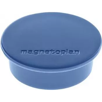 MAGNETOPLAN HOLTZ Discofix ronde magneet donkerblauw, ferriet volkern, 2,2 kg hechtkracht, 10 stuks (1662014)