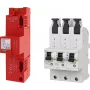 DEHN SET 3 DSH ZP B2 LSG 909657 combinatie bliksemstroom- en overspanningsafleider-set Type 1+2, 3+1-polig, TT/TN-S, 230/400 V