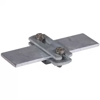 DEHN 284030 vlakke geleiderhouder voor 30 mm vlakke geleider, thermisch verzinkt staal