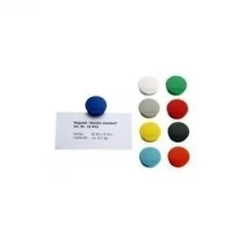 Magnetoplan Discofix ronde magneet Standard, groen met volkern-ferriet, hechtkracht ca. 0,7 kg (1664205)