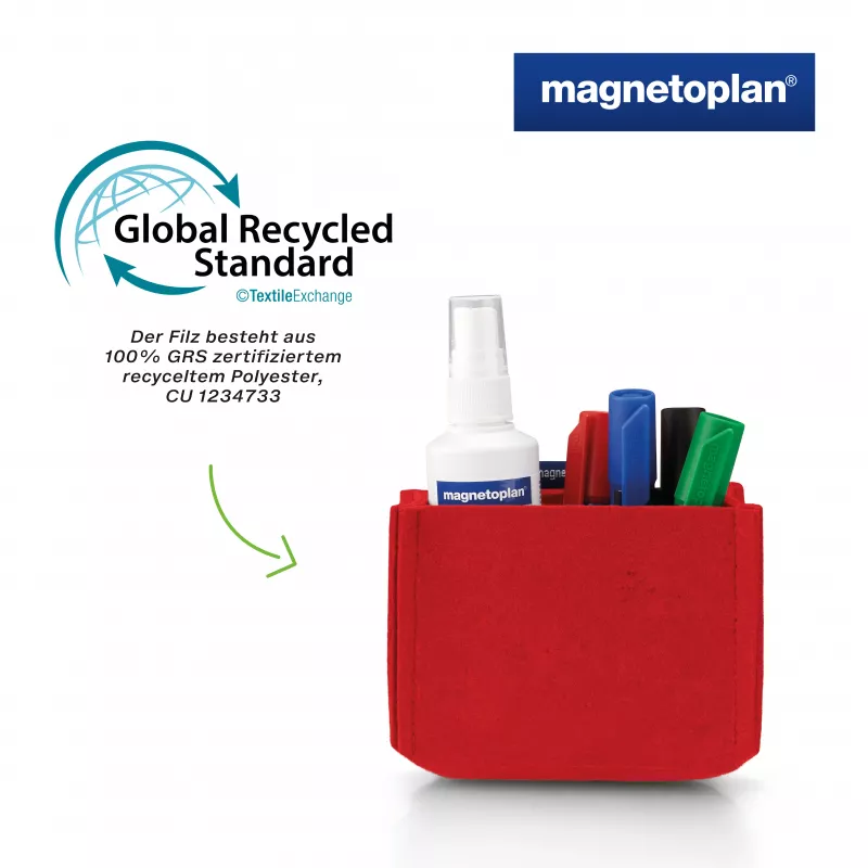 magnetoplan pennenhouder magnetoTray big 1227706 rood (1227706)
