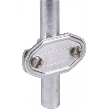 DEHN markeringsplaat blank aluminium ronddraad 16 mm 480004