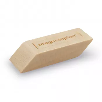 Magnetoplan magneet design hout magneten rechthoekig berk 60 x 20 x 13 mm, 4 stuks 1665249