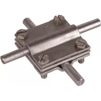 DEHN 314310 kruisverbinder met tussenplaat, staal thermisch verzinkt