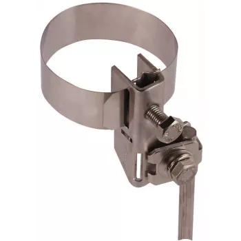 DEHN 540100 antenne-bandklem voor mast- en buismontage, roestvrij staal, 27-165 mm