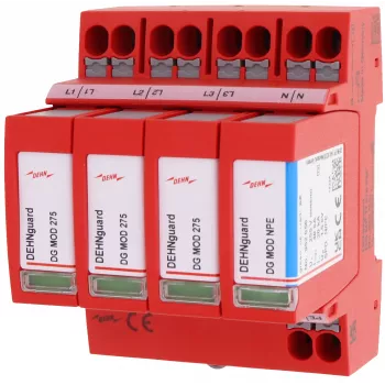 DEHN DG MP TT 275 Type 2 overspanningsbeveiliging 3+1 (942310)