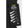 ONLINE Silver Lettering acrylmarker-set, zilver, 5 stuks (18518)