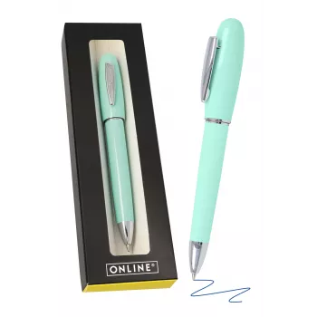 ONLINE schrijfgereedschap Highway balpen turquoise, zwarte inkt 38189/3D